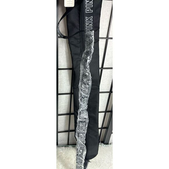 Pink by Victoria Secret Black/White Good Vibes Yoga Mat Carrier - Picture 2 of 4